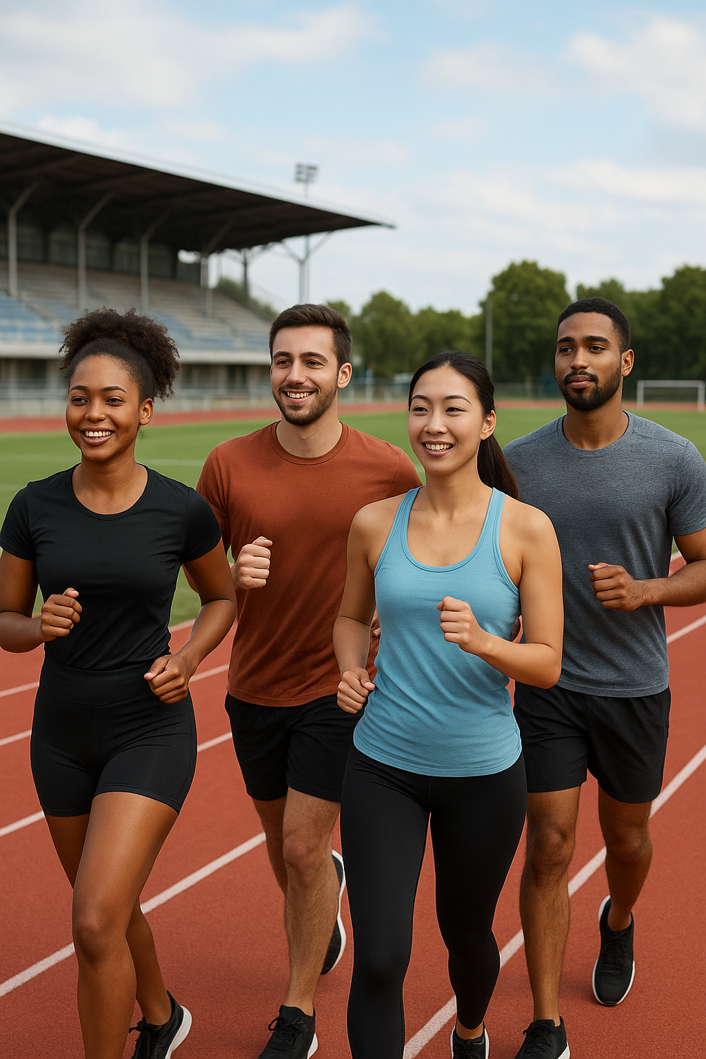 Jeune faisant du sport 