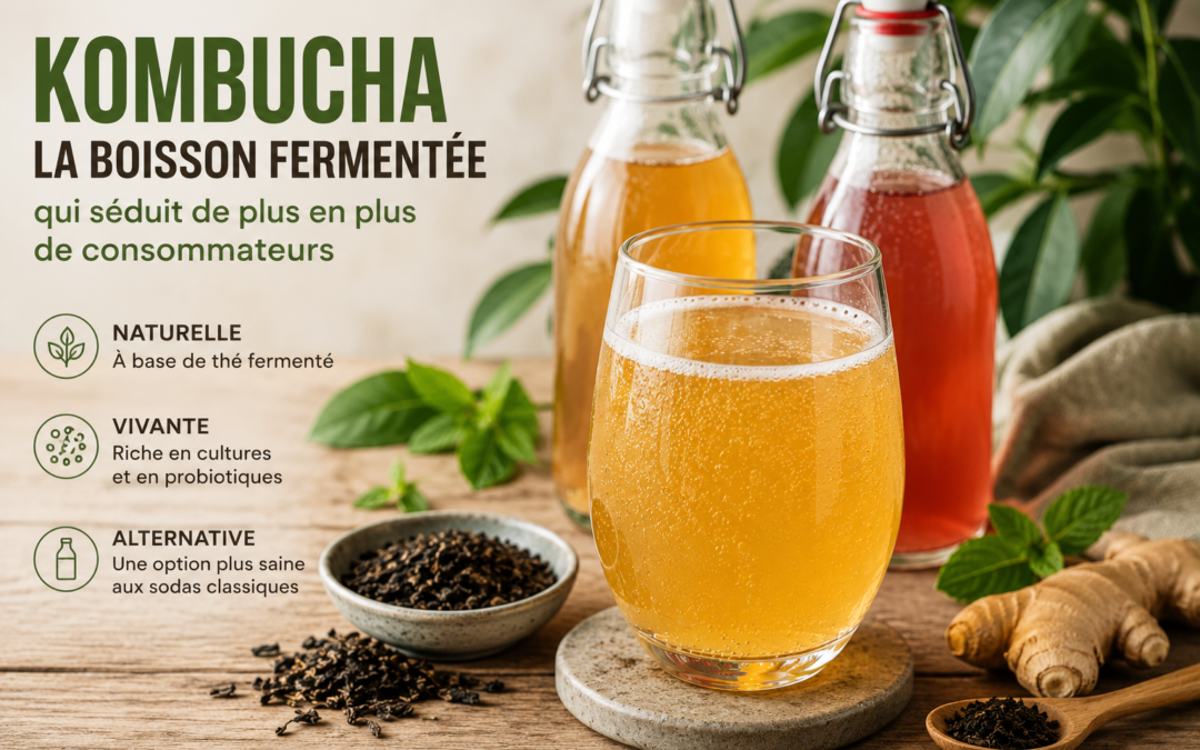 Le kombucha : pourquoi cette boisson attire de plus en plus de consommateurs ?